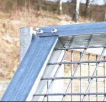 Gitteraufsatz 1000 mm 4-seitig pendelnd gelagert