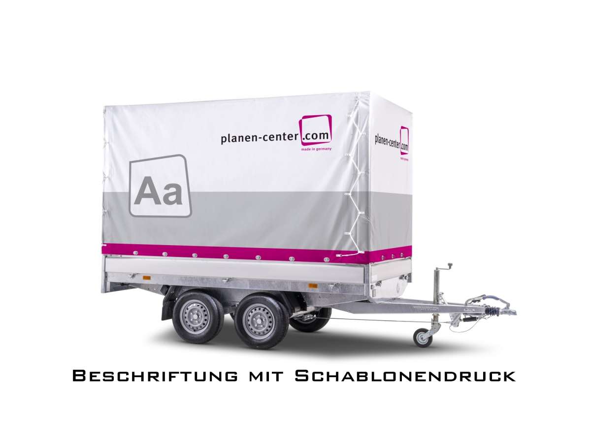 Plane mit Spriegel für Saris | planen-center.com | Anhänger-Blohm