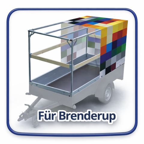 Plane mit Spriegel für Brenderup