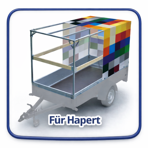 Plane mit Spriegel für Hapert