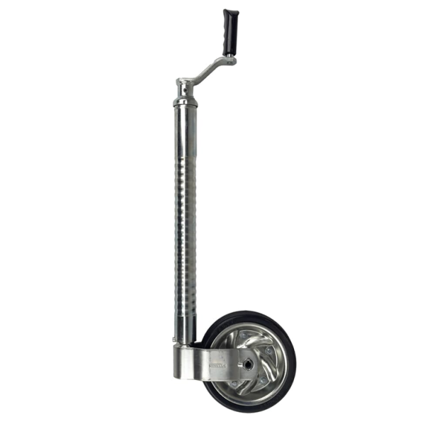 Stützrad Stahlfelge Vollgummi 48mm 205 x 55 mm 300 kg