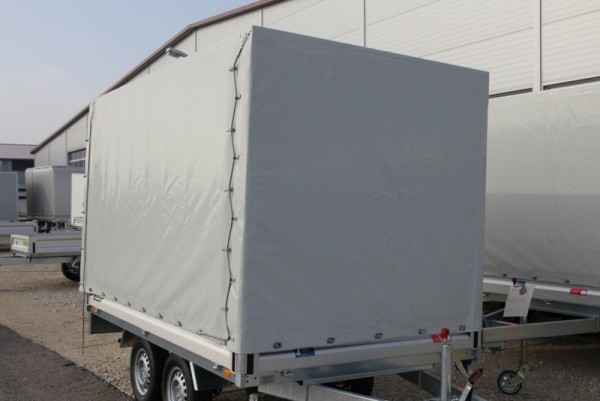 Hochplane und Gestell Farbe grau