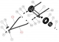Deichselprofil links 750 kg für 1205 kippbar Deichselprofil links 750 kg für 1205 kippbar