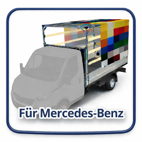 Plane mit Spriegel für Mercedes-Benz