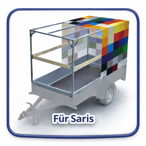 Plane mit Spriegel für Saris